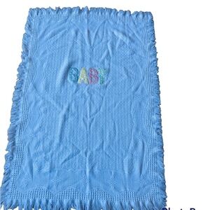 Baby Soft Blue Blanket